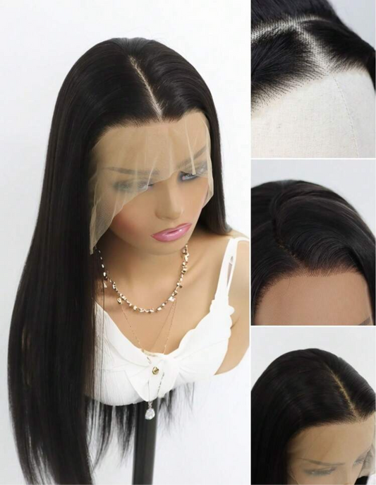 Straight glueless human blend
